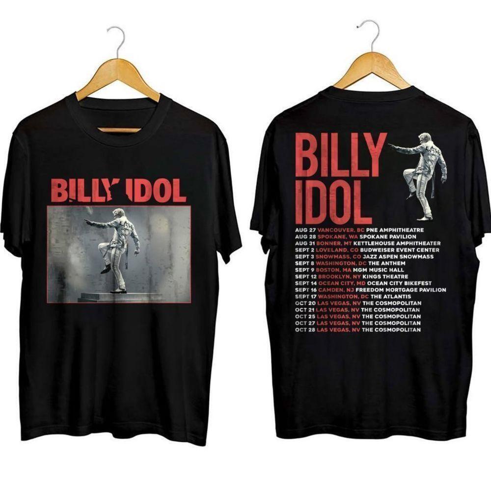 Billy Idol Live Tour  Two Sided Concert 2 Sided TShirt